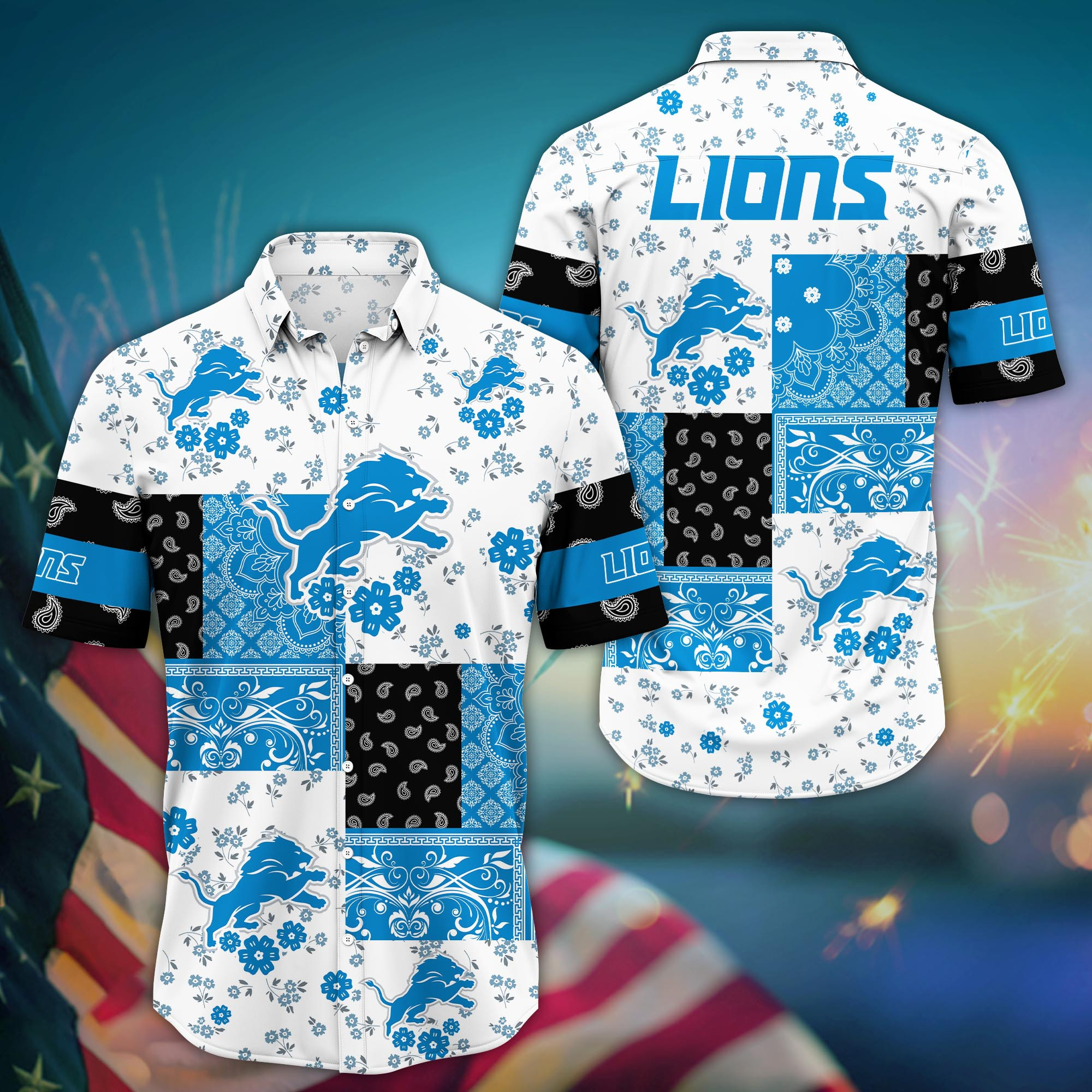 Detroit Lions - Trending Aloha Shirt New 2023 Summer 50682 - Product by Prowallart Shop