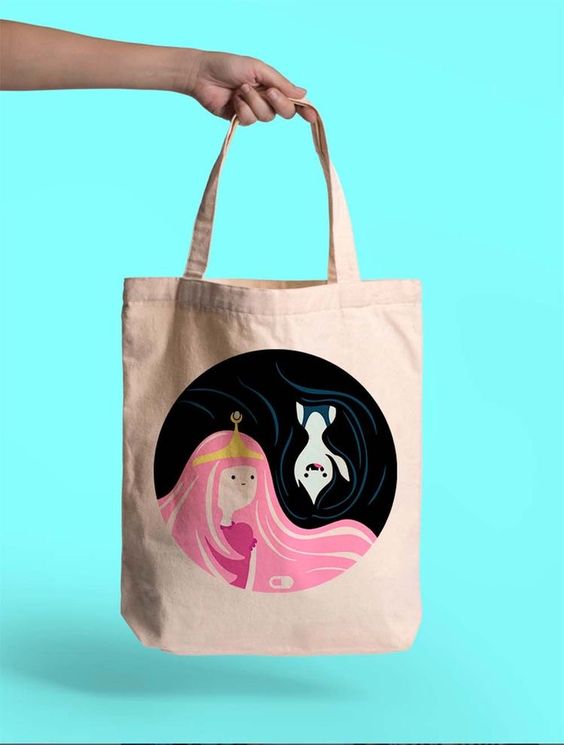 Princesa jujuba e Marceline tote bag, Canvas Tote Bags, Tote Bag Design, Tote Bag Idea