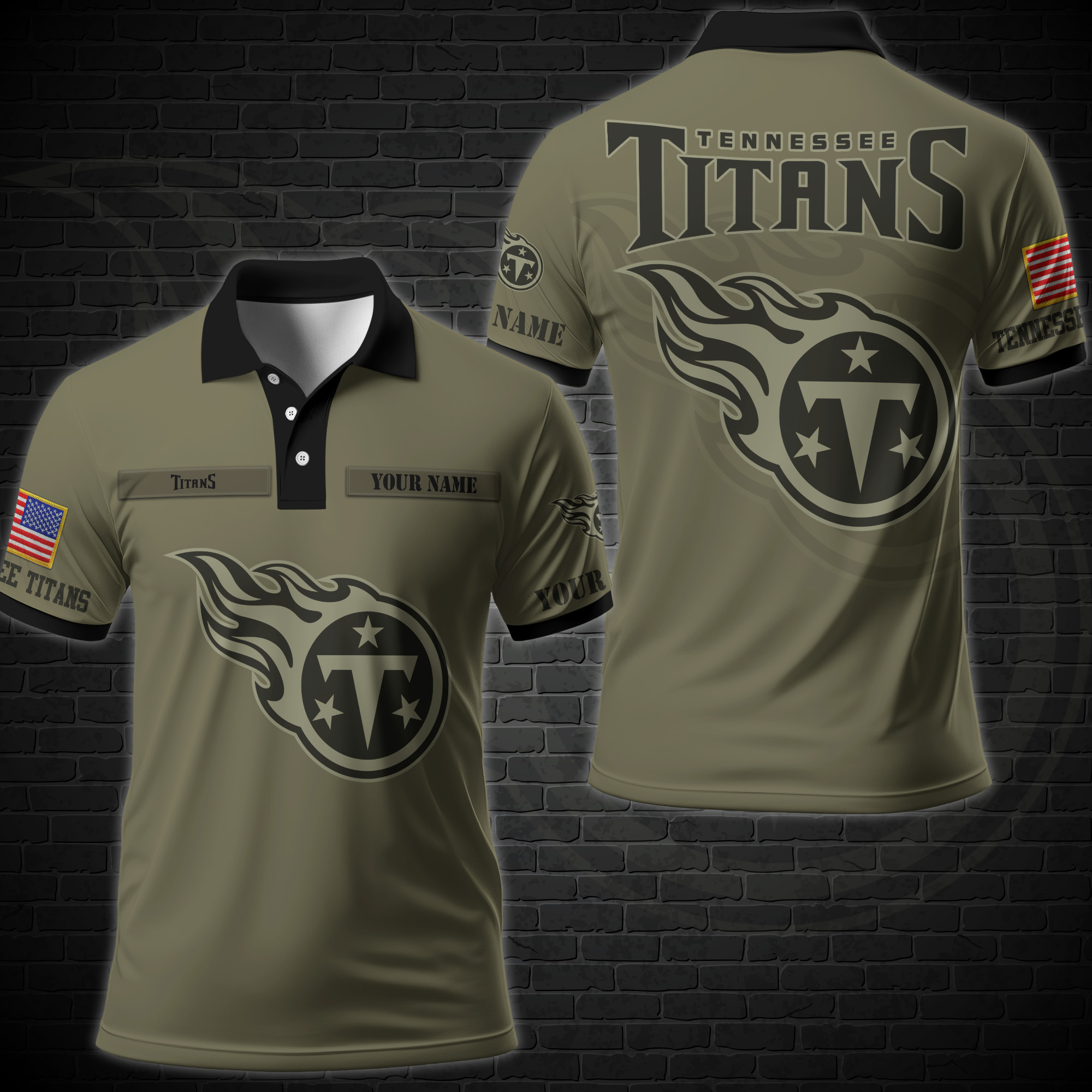 Tennessee Titans Polo Shirt Custom Your Name, Sport Team Polo, Sport Lover Gifts Etrg-51515 Shirtstore24H
