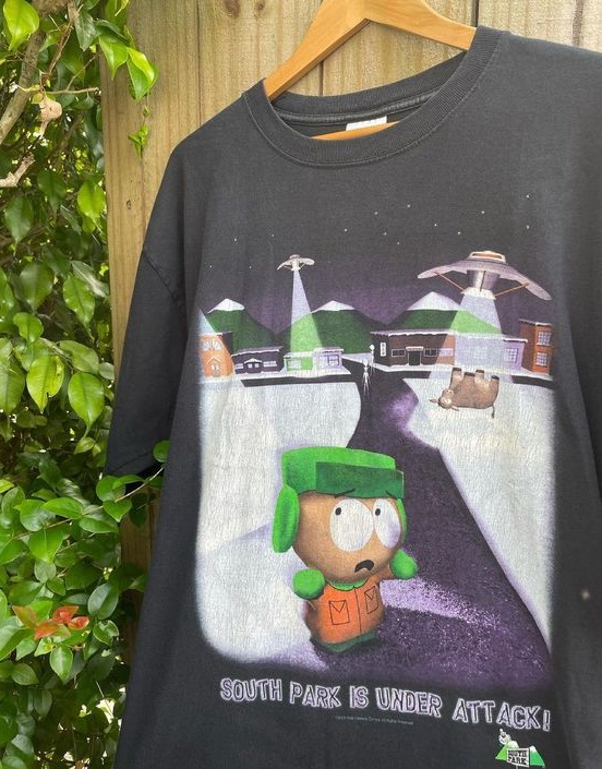 1998 South Park Is Under Attack Tee Shirt Outfit