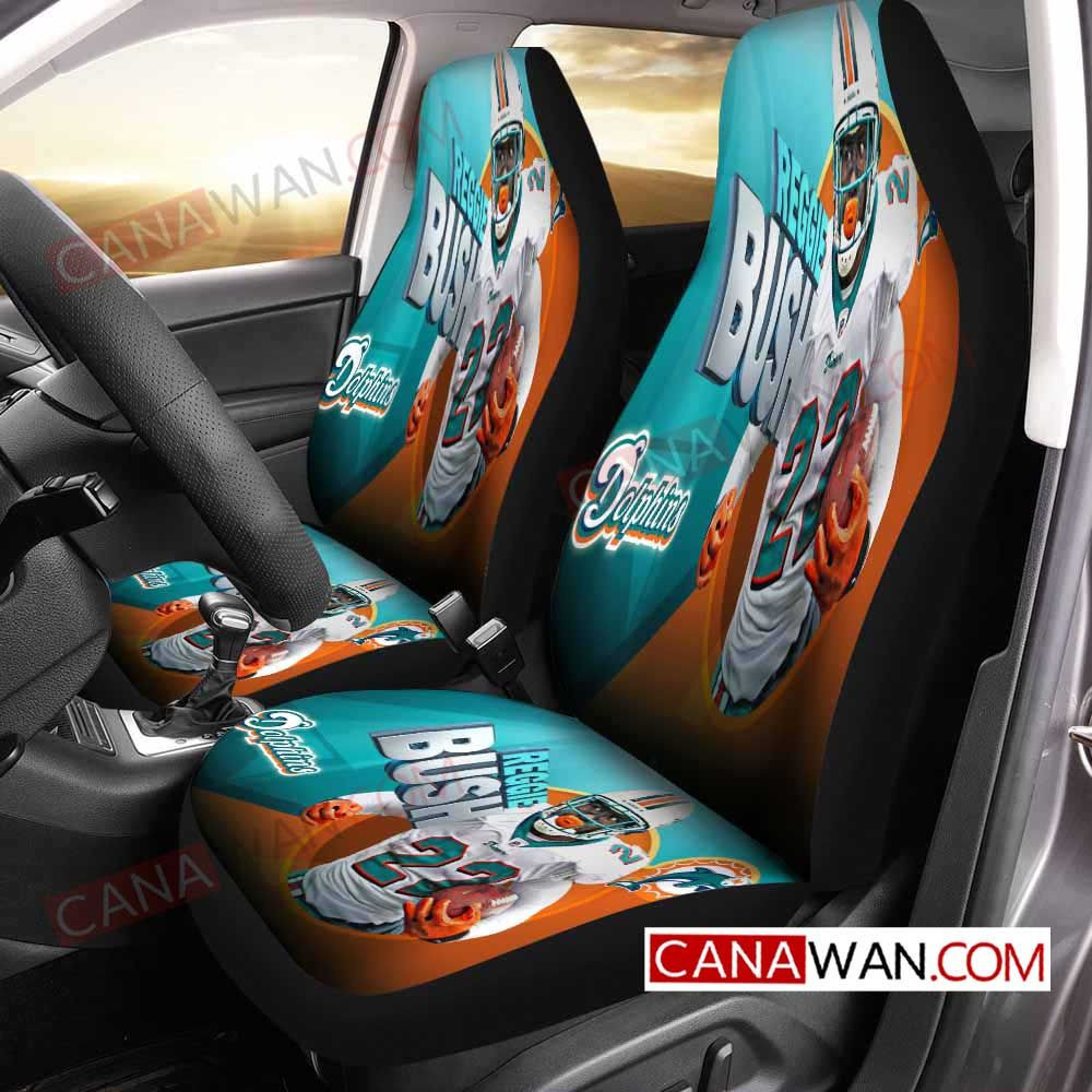 Miami Dolphins Car Seat Cover Set CSC1009