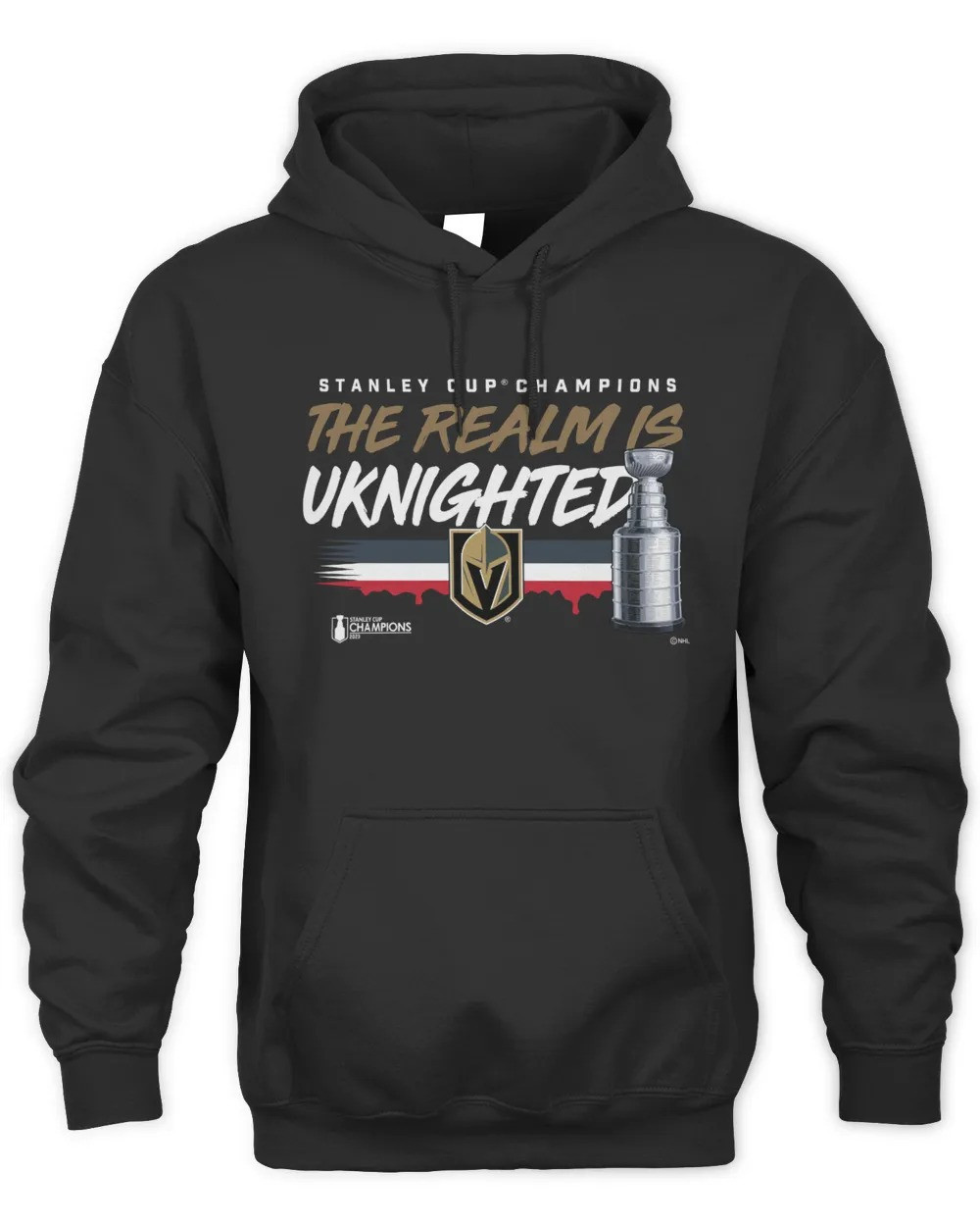 Vegas Golden Knights The Realm Is Uknighted 2023 Stanley Cup Champions 2D Hoodie