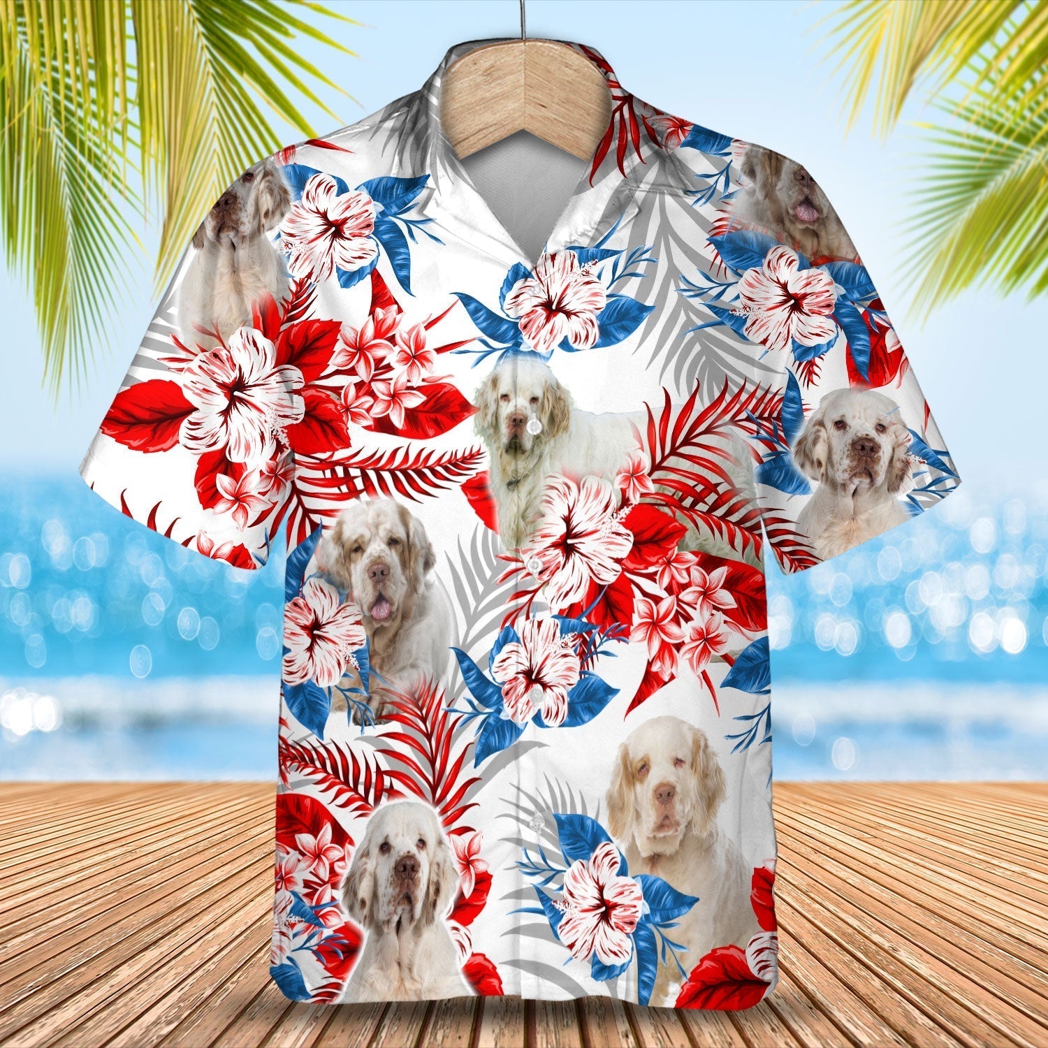 Clumber Spaniel Hawaiian Shirt –  Gift For Summer, Summer Aloha Shirt, Hawaiian Shirt For Men And Women