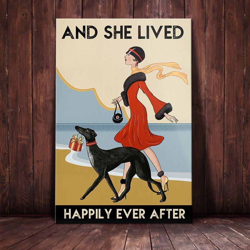 Greyhound Dog She Lived Happily Ever &hellip;