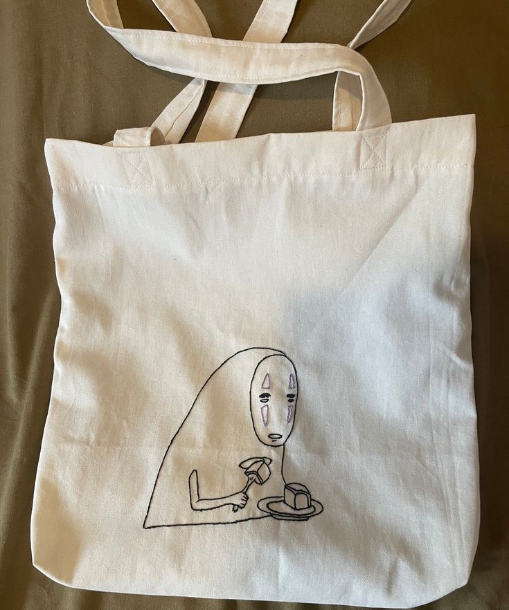 Tote Bag No Face, Spirited Away, Best Tote Bags Ideas, Cute Tote Bags Ideas, Tote Bag Design Ideas, Girls Tote Bag, Best Canvas Tote Bags Ideas