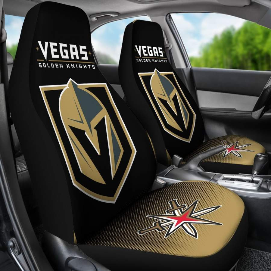 New Fashion Fantastic Vegas Golden Knights Car Seat Covers CSC2802