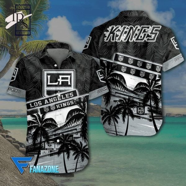 Nhl Los Angeles Kings Coconut Tree Beach Aloha 3D Hawaiian Shirt