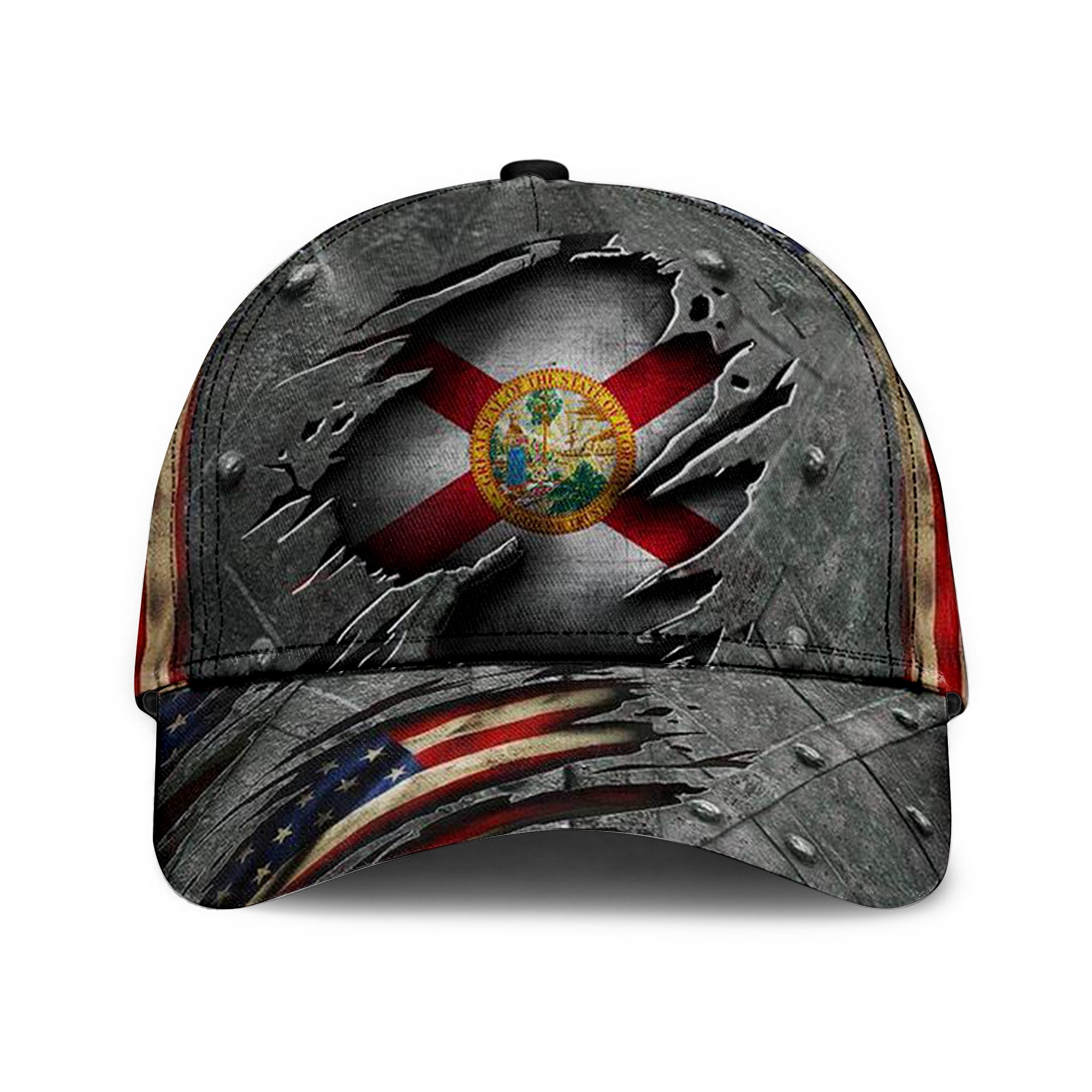 Florida State Flag Hat 3D Printed Vi &hellip;