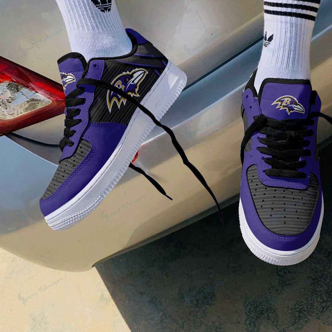 Baltimore Ravens Air Force 1 Sneakers