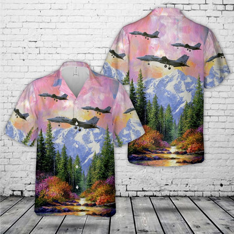 Us Navy Vf-101 “Grim Reapers” Grumman F-14B Tomcat Hawaiian Shirt