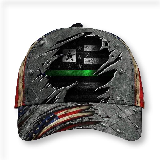U.S Army Thin Green Line Hat 3D Prin …