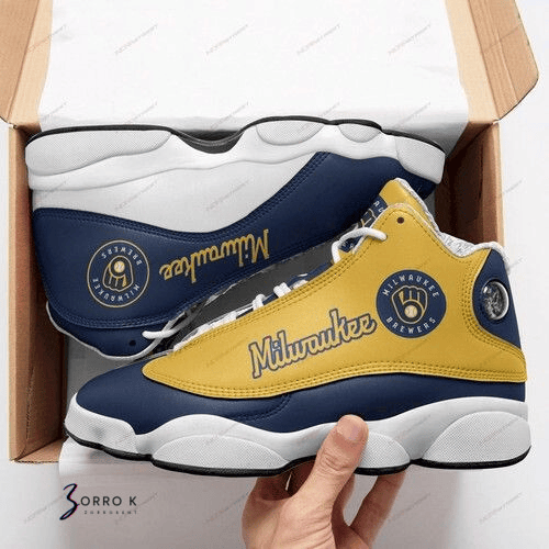 Milwaukee Brewers Air Jordan 13 Shoes JD13 V1837