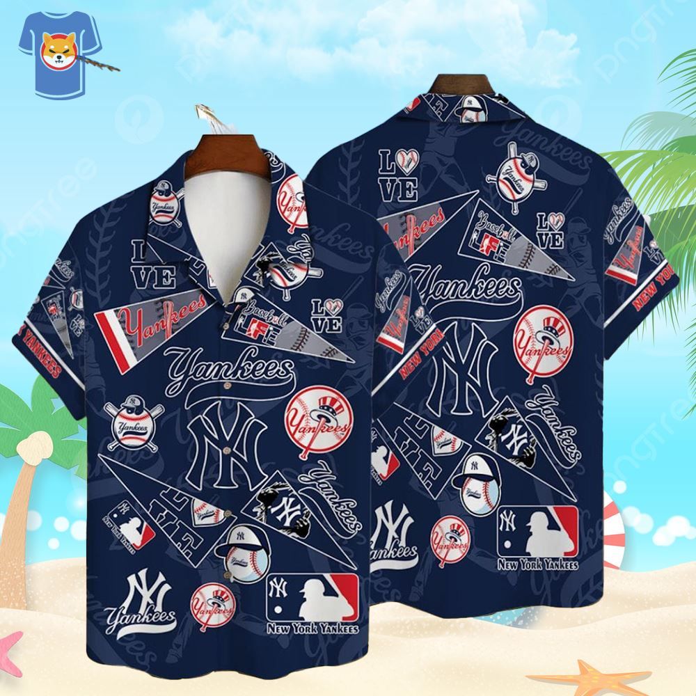 New York Yankees Major League Baseball Hawaiian Shirt Summer Gift