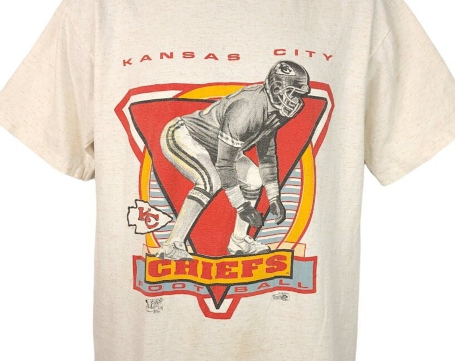 Kansas City Chiefs T Shirt Vintage 90S Football Usa S