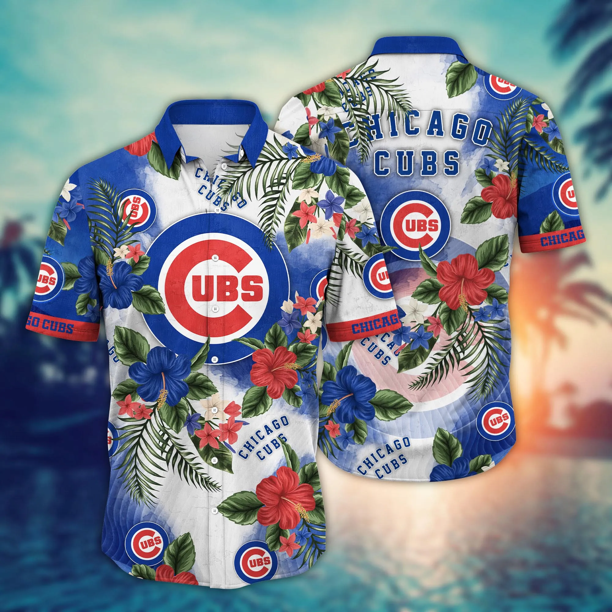 Chicago Cubs Mlb Hawaiian Shirt Warm Daystime Aloha Shirt