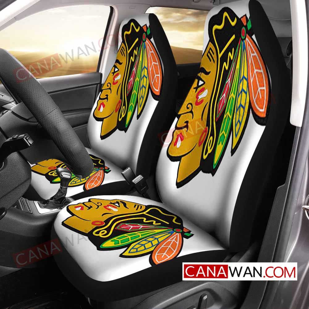 Chicago Blackhawks Car Seat Cover Set CSC9279