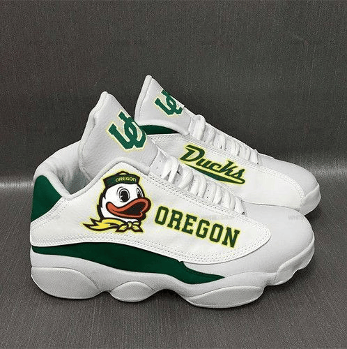 Oregon Ducks Personalized Tennis Shoes Air Jordan 13 Sneakers Gift For Fan JD13 V2517