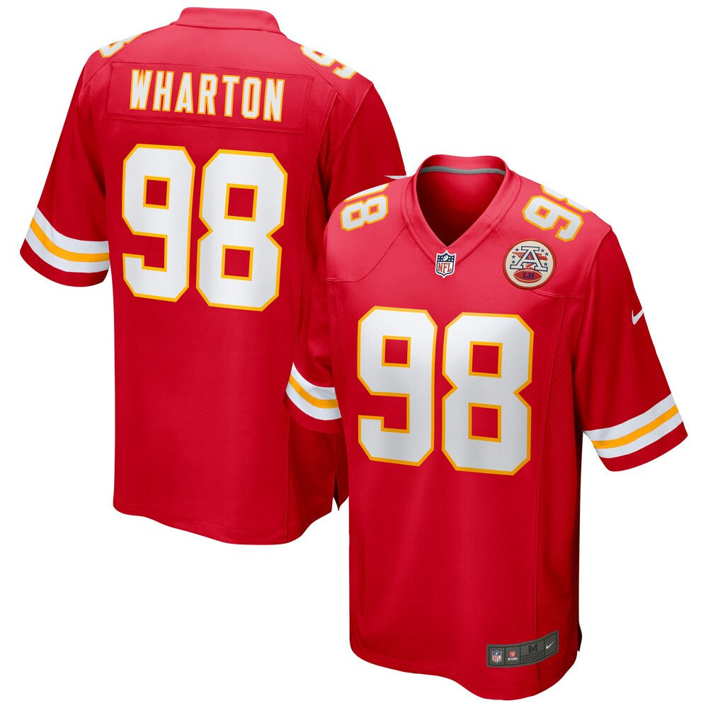 Men’S Kansas City Chiefs Tershawn Wharton Nike Red Game Jersey