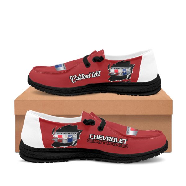 Chevrolet Camaro Moccasin Slippers Shoes, Custom Name Shoes, Customize ...