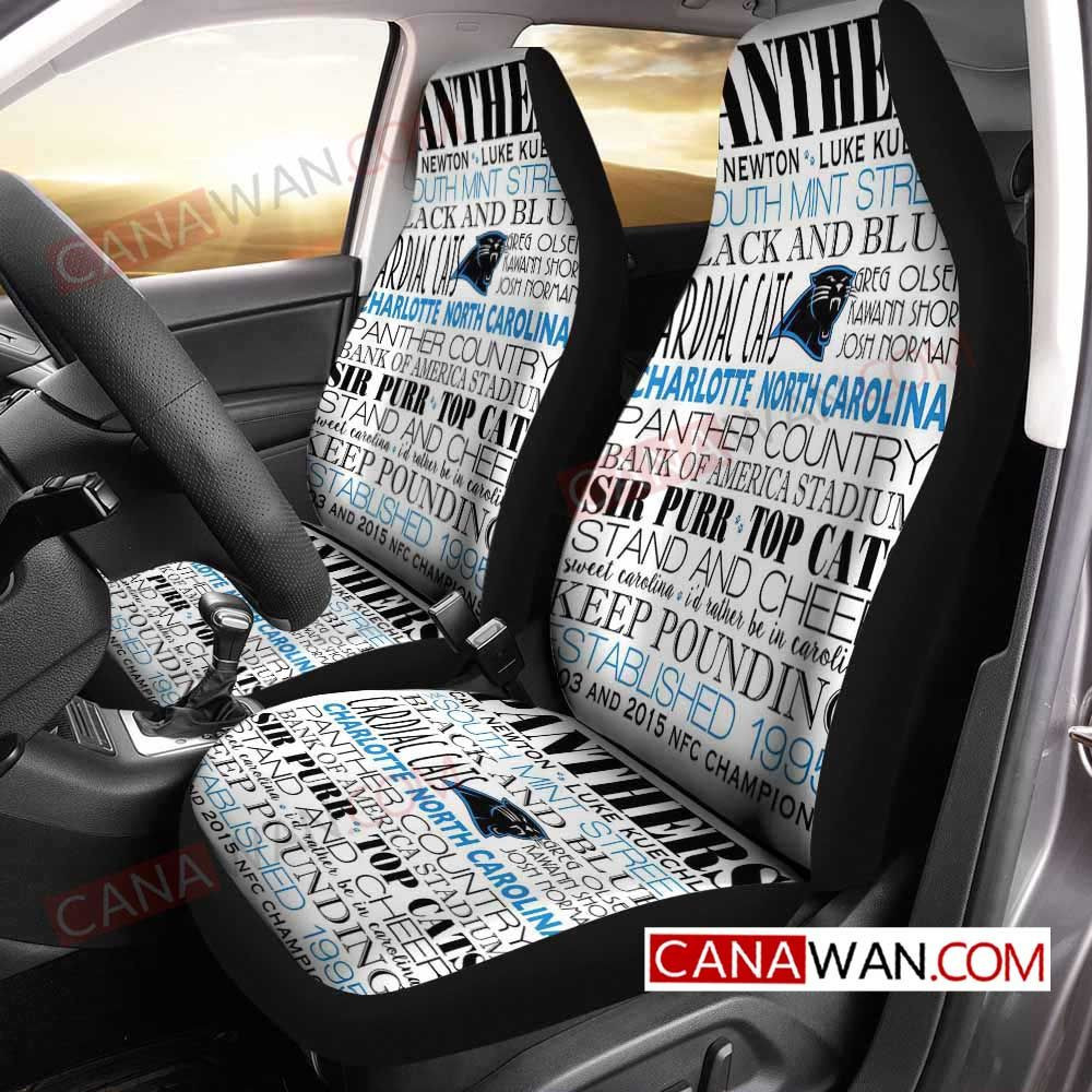 Carolina Panthers Car Seat Cover Set CSC1801