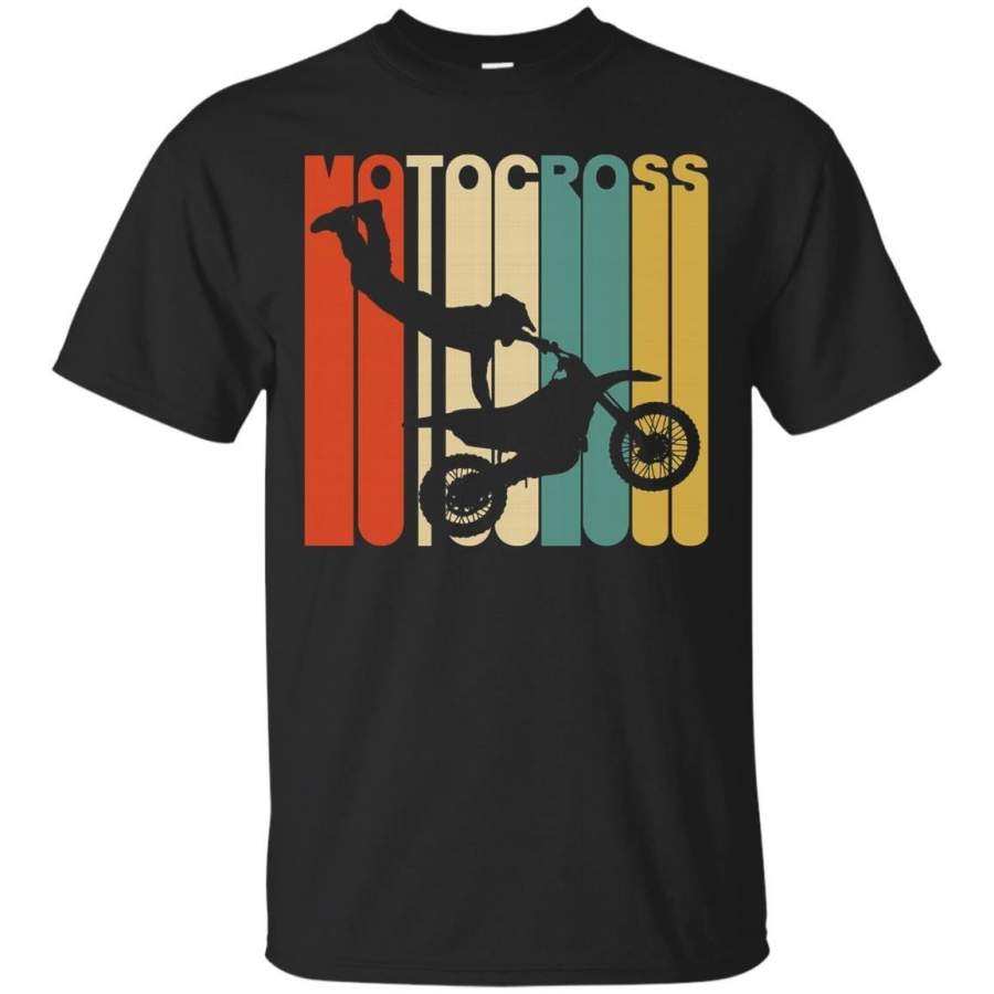 AGR Vintage Style Motocross Silhouette t shirt