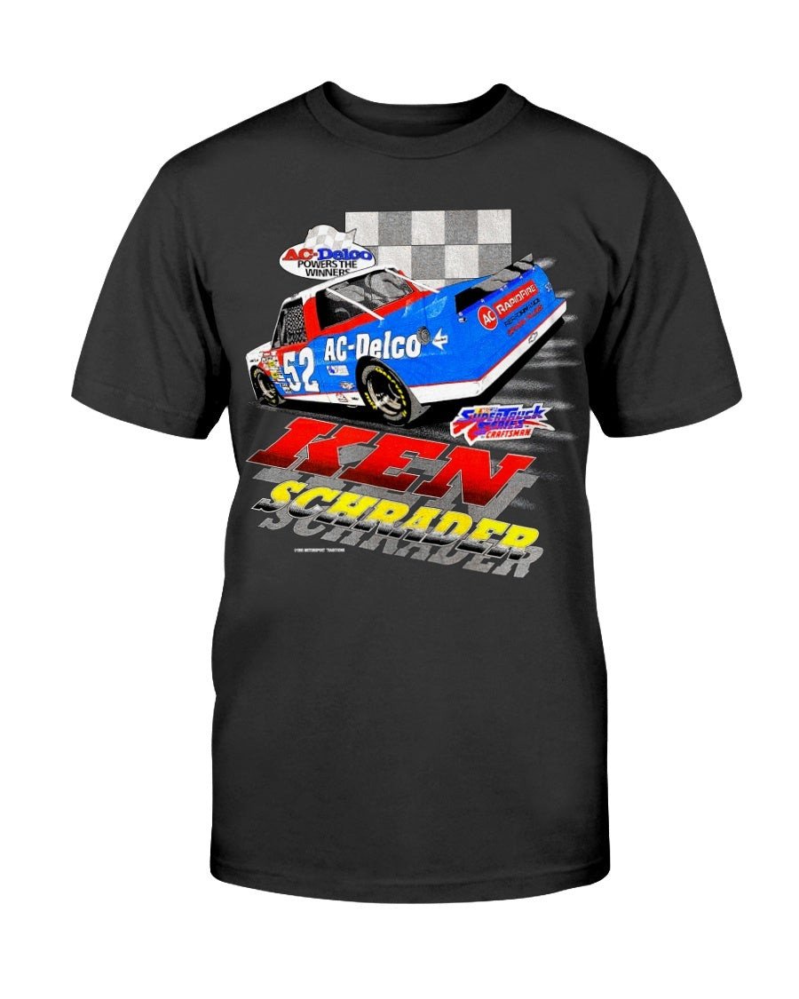 Vintage 1995 Ken Schrader 52 Ac Delco Chevrolet Nascar Super Truck T Shirt 211014