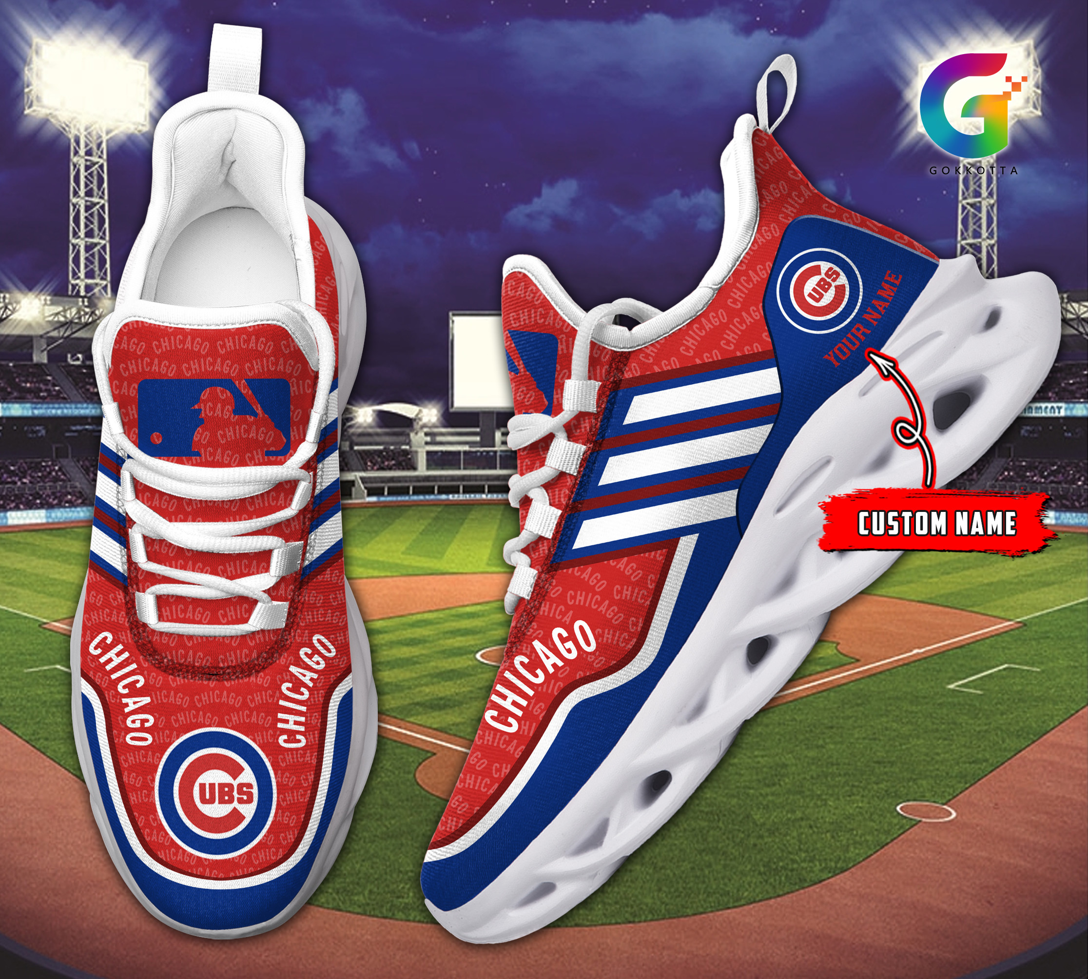 Chicago Cubs Max Soul Shoes Sneakers For Men And Women Ver 07