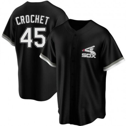Garrett Crochet 45 Chicago White Sox Black Ver1 All Over Print Baseball Jersey For Fans