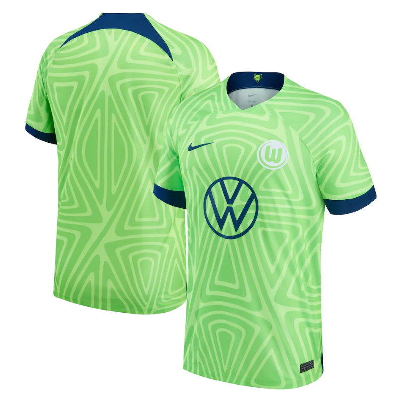 Vfl Wolfsburg Home Stadium Shirt 2022-23 Custom Jersey