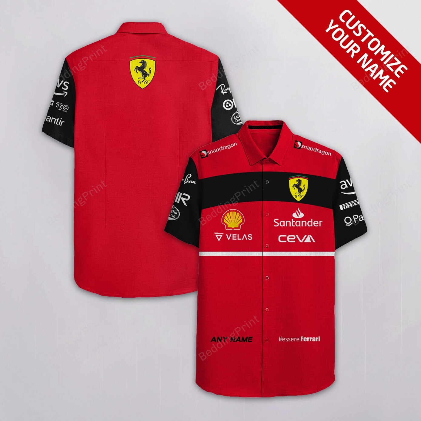 Personalized Scuderia Ferrari Hawaii …