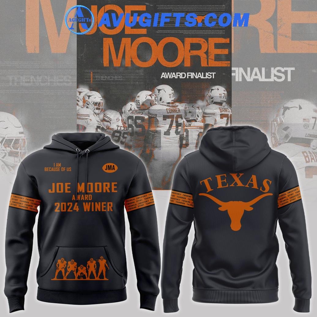 Texas Longhorns X Joe Moore Award 2024 Limtied Edition Hoodie – Zip Hoodie 3D Aop Shirt