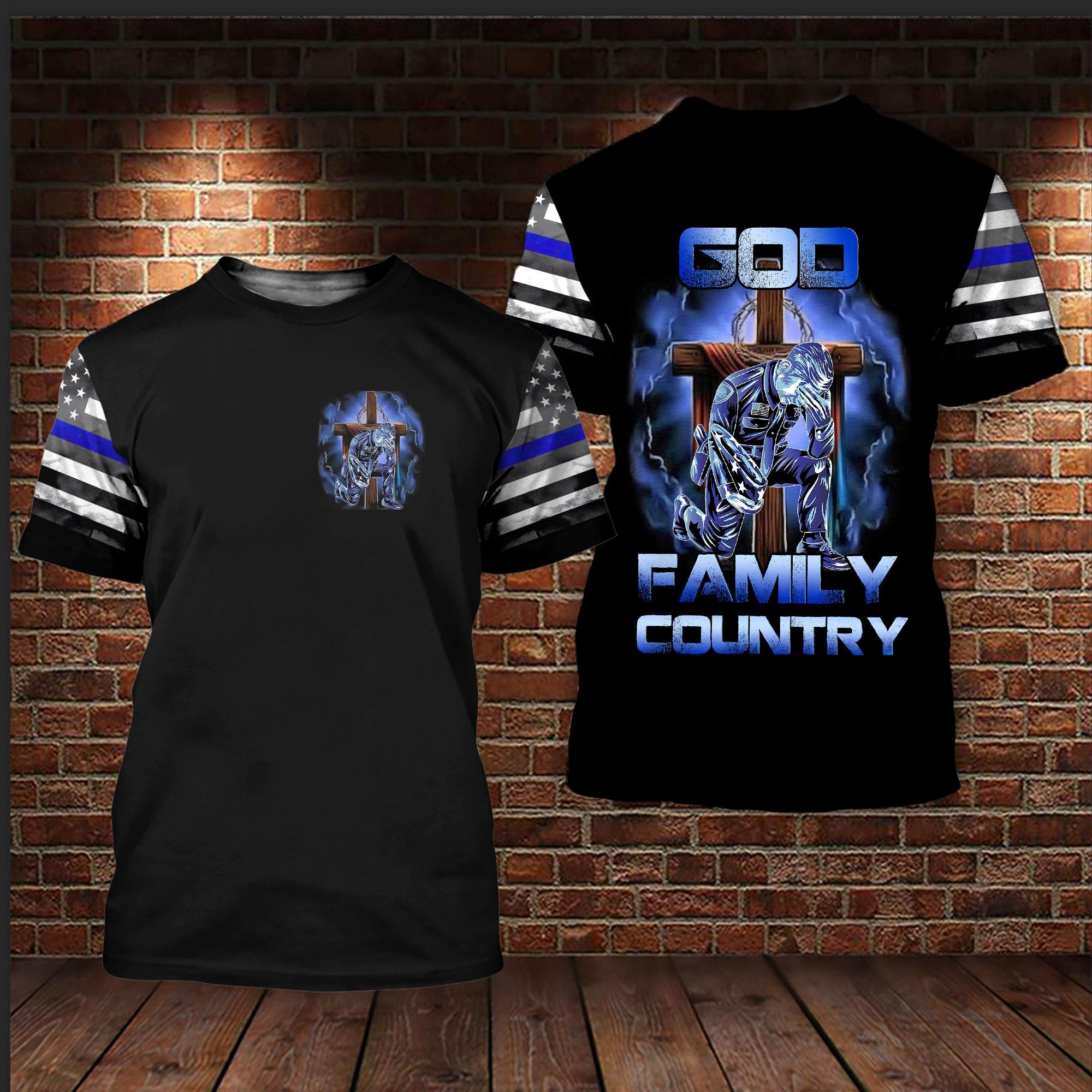 God Family Country 3D All Over