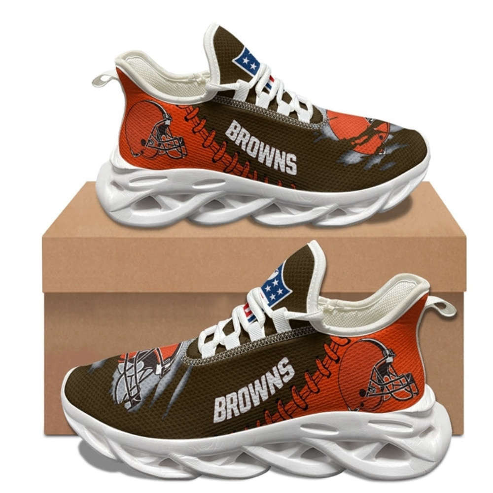 Cleveland Browns Sneakers 3D Max Soul Sneakers Running Sports Shoes For Men Women MS6873