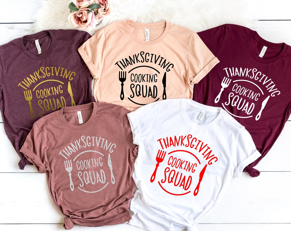 Thanksgiving Cooking Squad Shirt,Thanksgiving Shirt, Cooking Squad Shirt, Turkey Day Shirt, Thanksgiving Family Shirt, Thanksgiving Matching