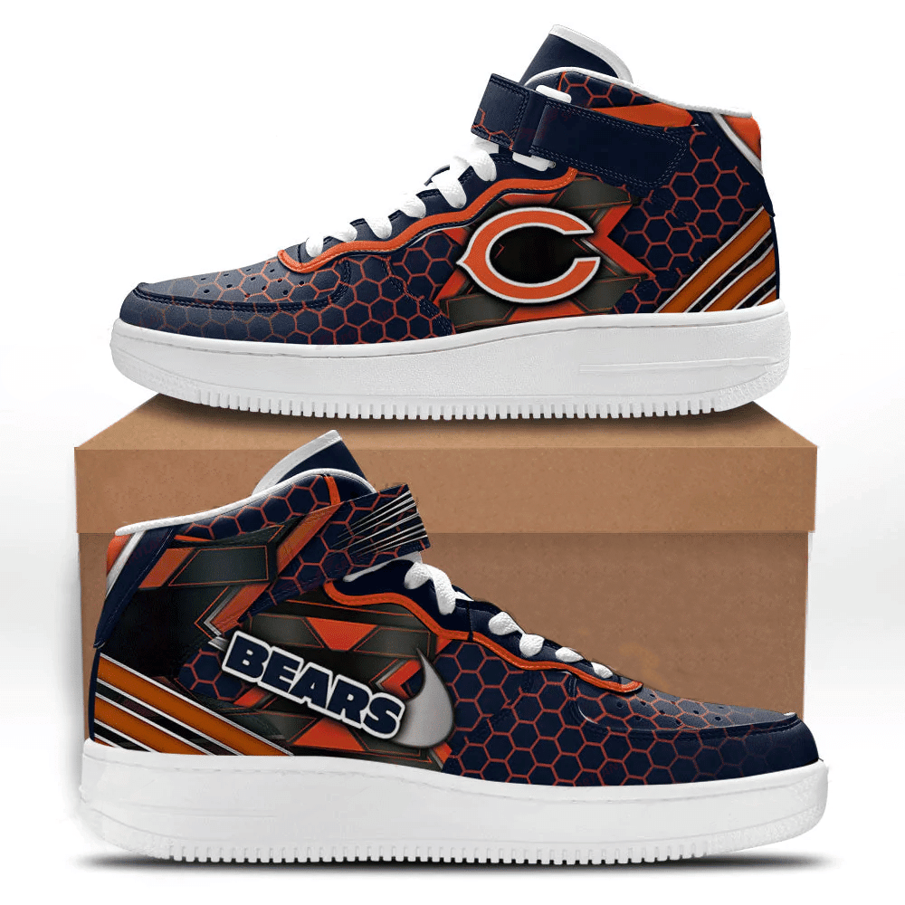 Chicago Bears High Air Force 1 Sneakers