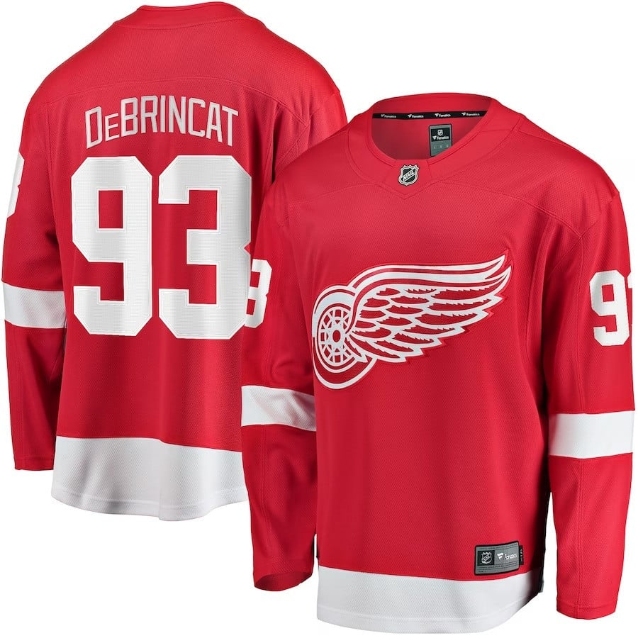 Alex Debrincat Detroit Red Wings Red Jersey – All Stitched