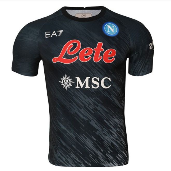 Ssc Napoli Third Match Unisex Shirt 2022/2023 Custom Jersey – Black