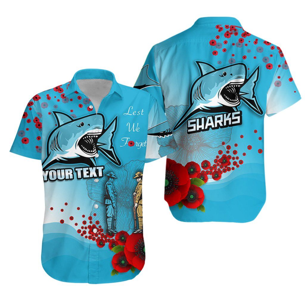 New Zealand Hawaiian Shirt Lest We Forget Anzac Bay Beach main image 1