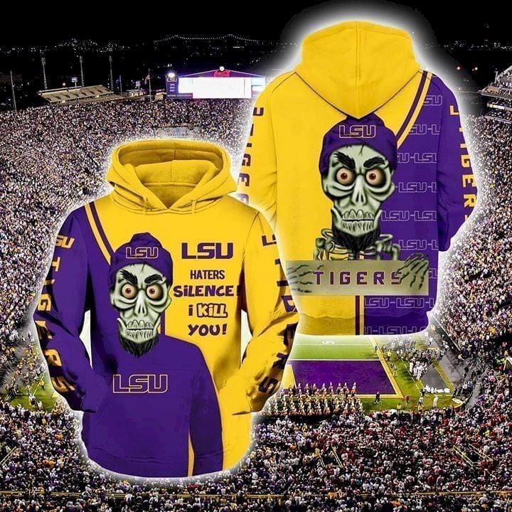 Lsu Tigers Ncaa Haters Silence 3D Hoodie Sweatshirt