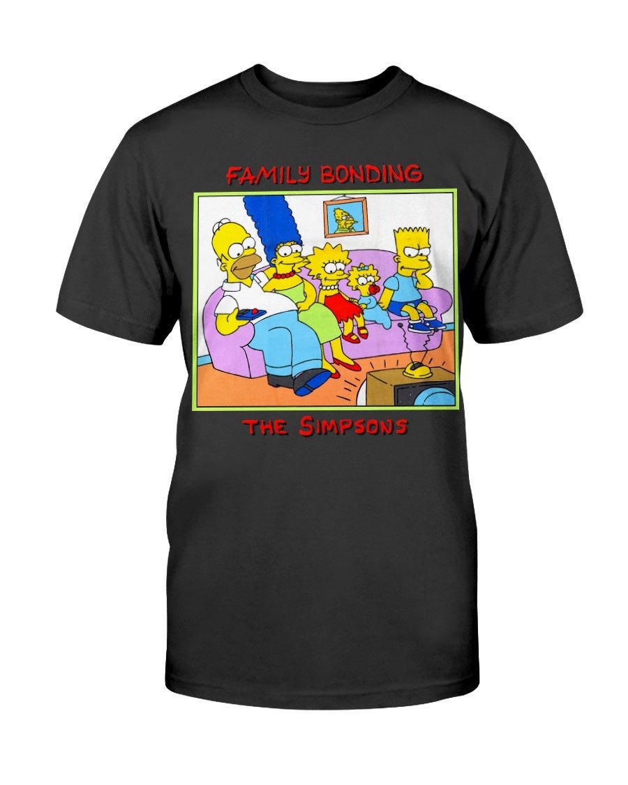 Vintage 1989 The Simpsons Family Bonding T Shirt 081821