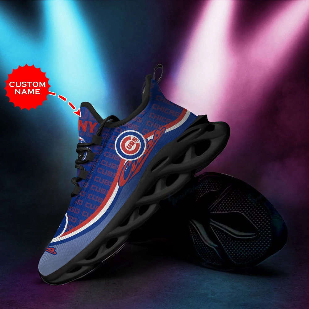 Chicago Cubs Custom Personalized Max Soul Sneakers Running Sports Shoes For Men Women Ver 01