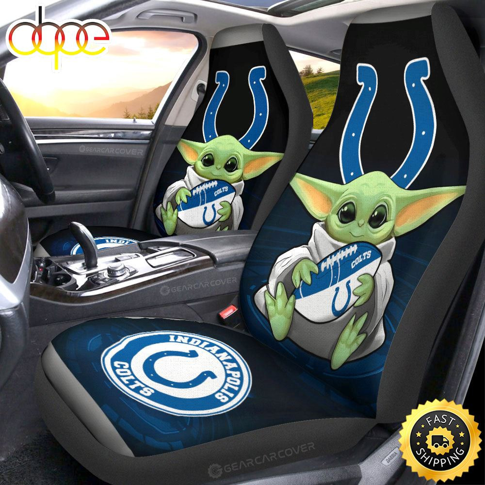 Indianapolis Colts Customized Car Seat Cover Set CSC6555