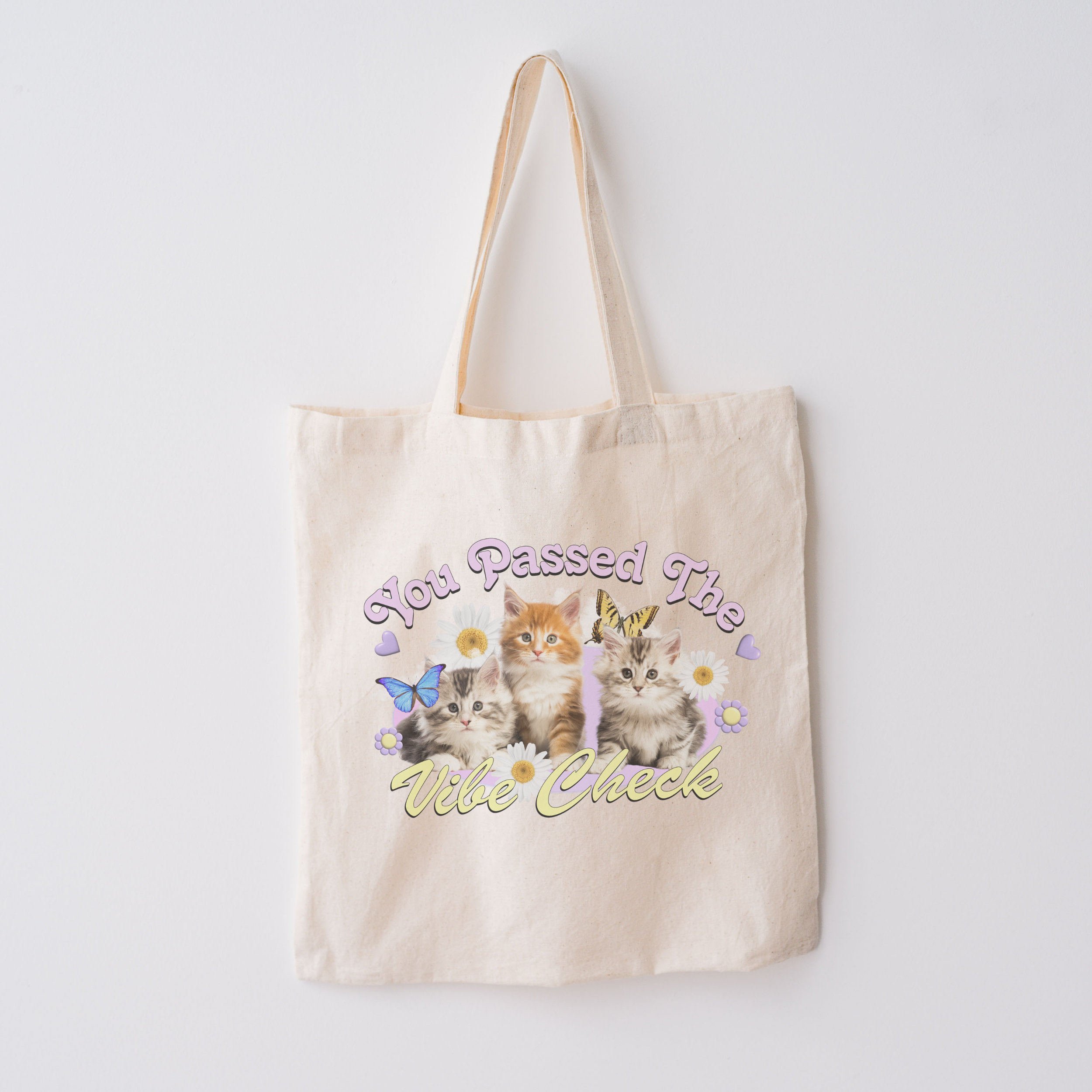 Cat Lover Tote Bag, Cat Lover Book Bag, y2k tote bag, aesthetic tote bag, Reading Bag, Simple Tote Bag, Farmer’s Market Bag, Vibe Check tote