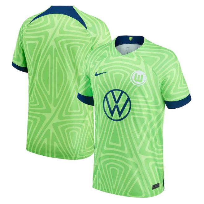 Vfl Wolfsburg Home Stadium Unisex Shirt 2022-23 Customized Jersey