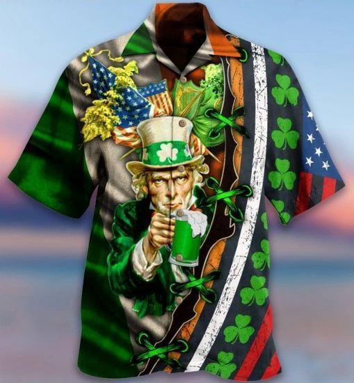 I Want You To Drink Beer Saint Patrick’S Day Hawaiian Shirt Qt301301Lb