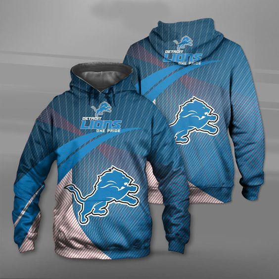 Detroit Lions 3D Hoodie 02