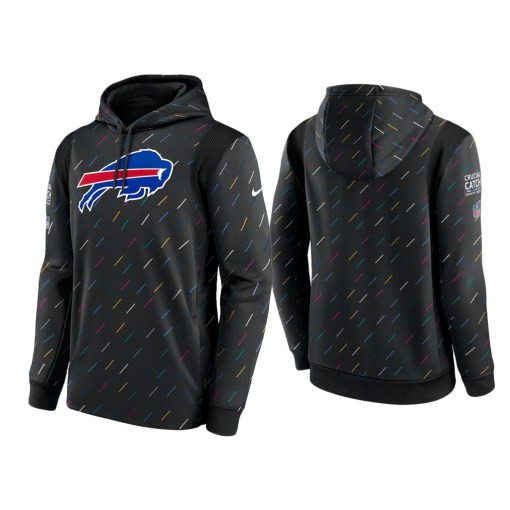 Men’S Buffalo Bills 2021 Crucial Catch Charcoal Therma Pullover Hoodie Buffalo Bills Charcoal Jacket