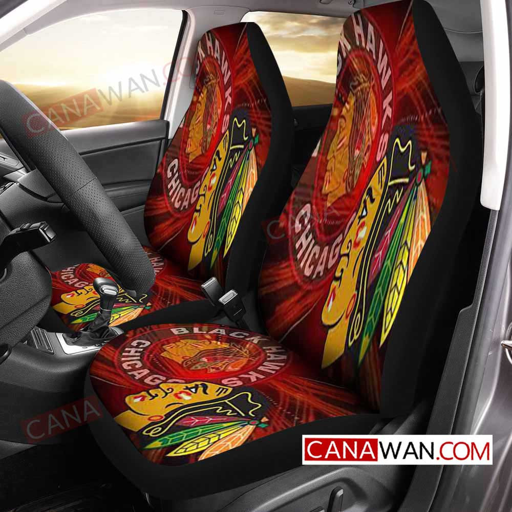 Chicago Blackhawks Car Seat Cover Set CSC2331