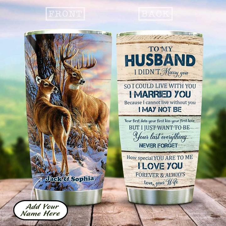 Gift For Husband Deer Couple Persona &hellip;