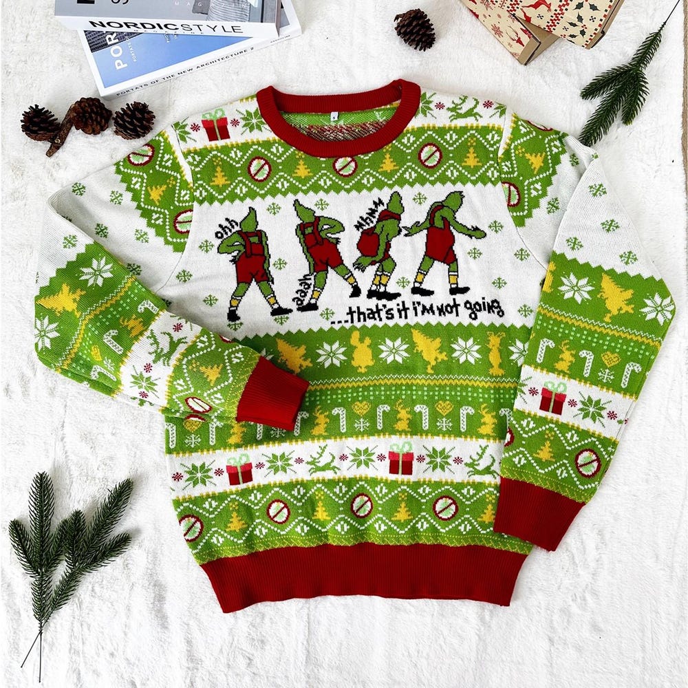 That'S It I Am Not Going Ugly Sweater, Christmas Sweater Matching, Christmas Movie Sweater, Family Holiday Ugly Sweater, Christmas Gifts X Trending 2024 X Decanow Teeshirtsummer